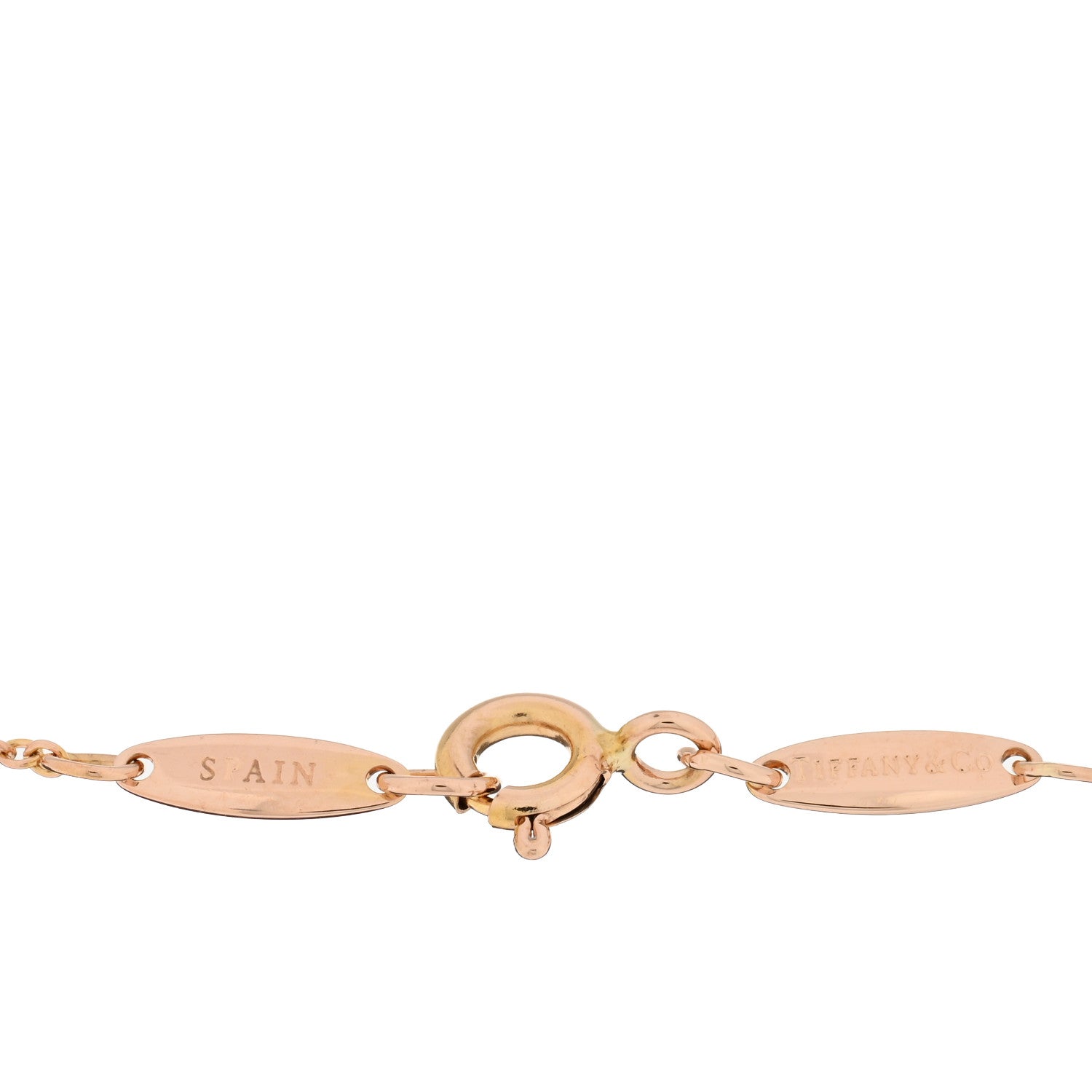 Tiffany 18K Rose Gold Diamond .08ct Elsa Peretti Diamonds by the Yard Bracelet 3 of 3