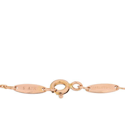 Tiffany 18K Rose Gold Diamond .08ct Elsa Peretti Diamonds by the Yard Bracelet 3 of 3