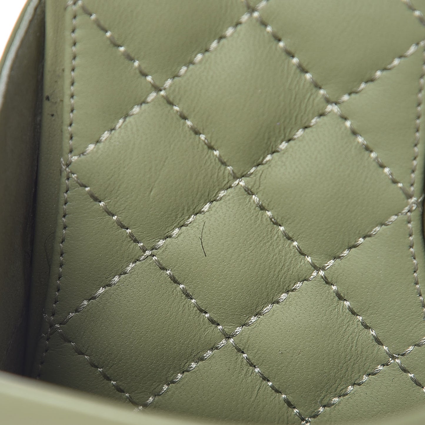 Lambskin Kangaroo Mules 39.5 Light Green