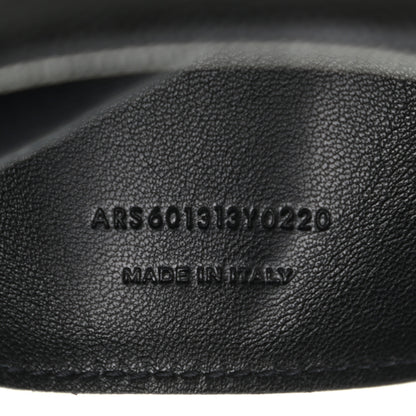 Saint Laurent Grain De Poudre West Hollywood Monogram Fold Over Clutch Black 7 of 8