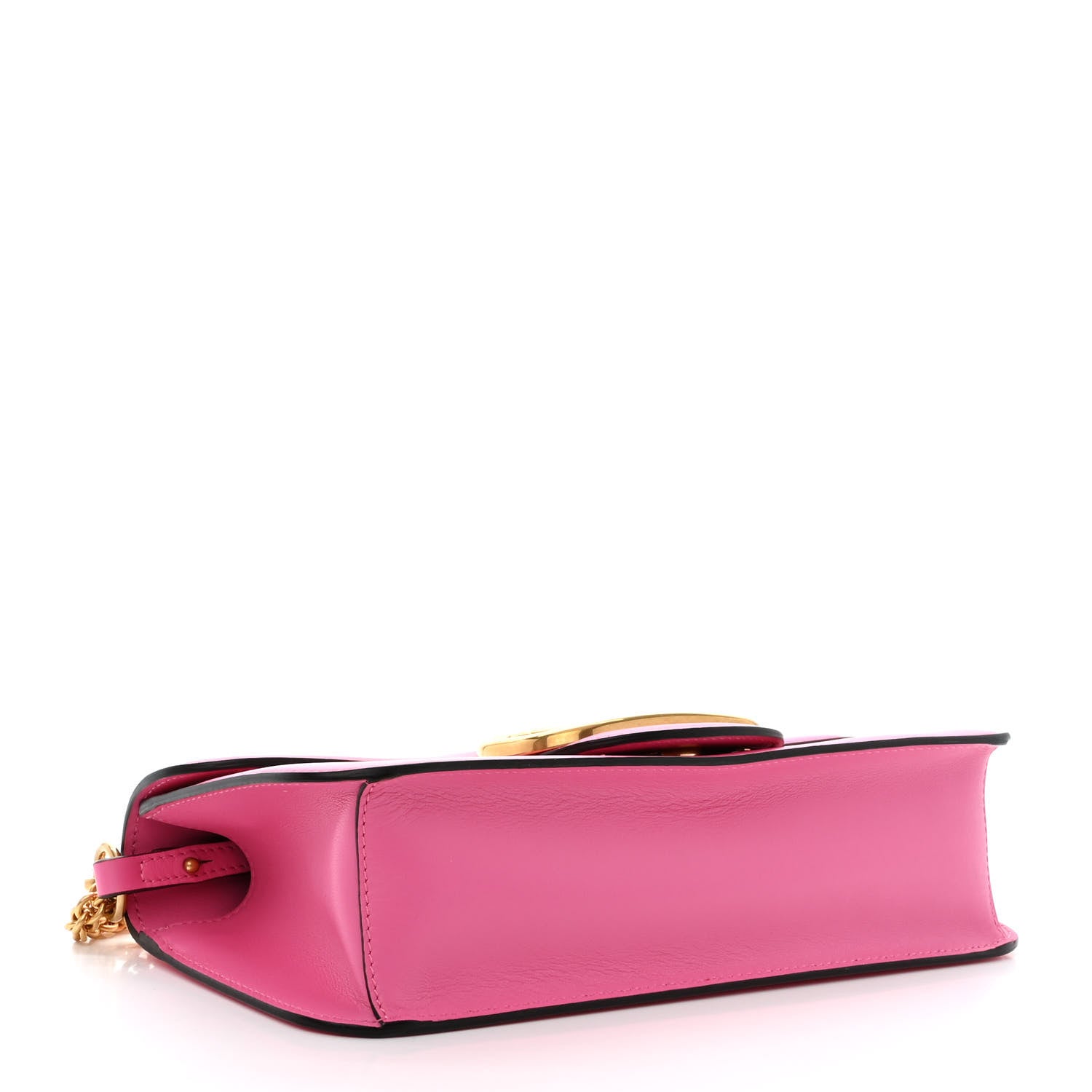 Valentino Garavani Calfskin Vlogo Loco Shoulder Bag Feminine Pink 4 of 10