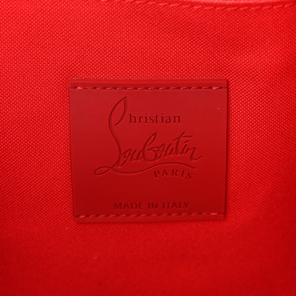 Christian Louboutin Toile Monogram Calfskin Printed Loutote Tote Black 6 of 10