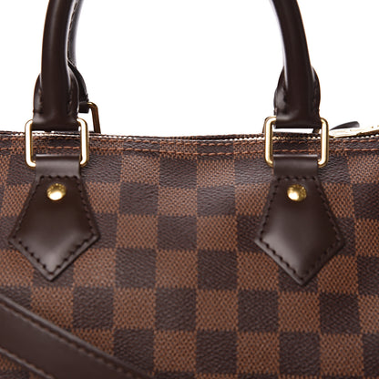 Louis Vuitton Damier Ebene Speedy Bandouliere 25 8 of 10