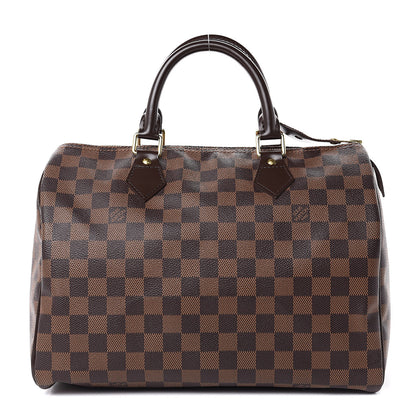 Louis Vuitton Damier Ebene Speedy 30 1 of 10