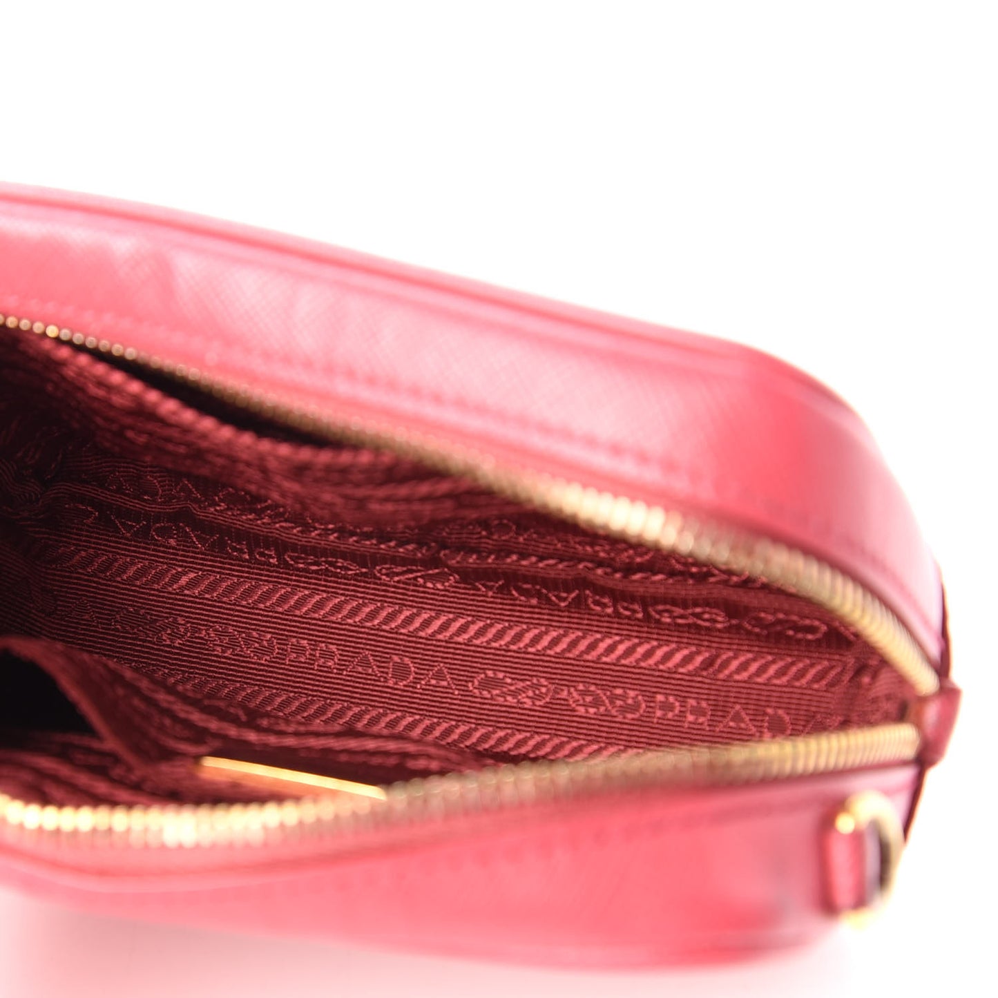 Saffiano Mini Camera Crossbody Bag Peonia