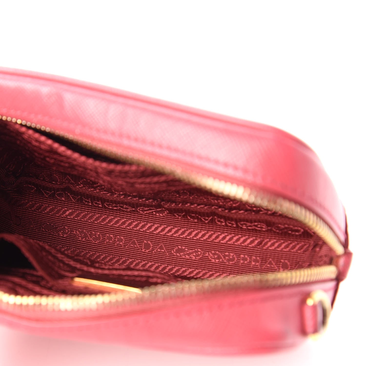 Prada Saffiano Mini Camera Crossbody Bag Peonia 4 of 13