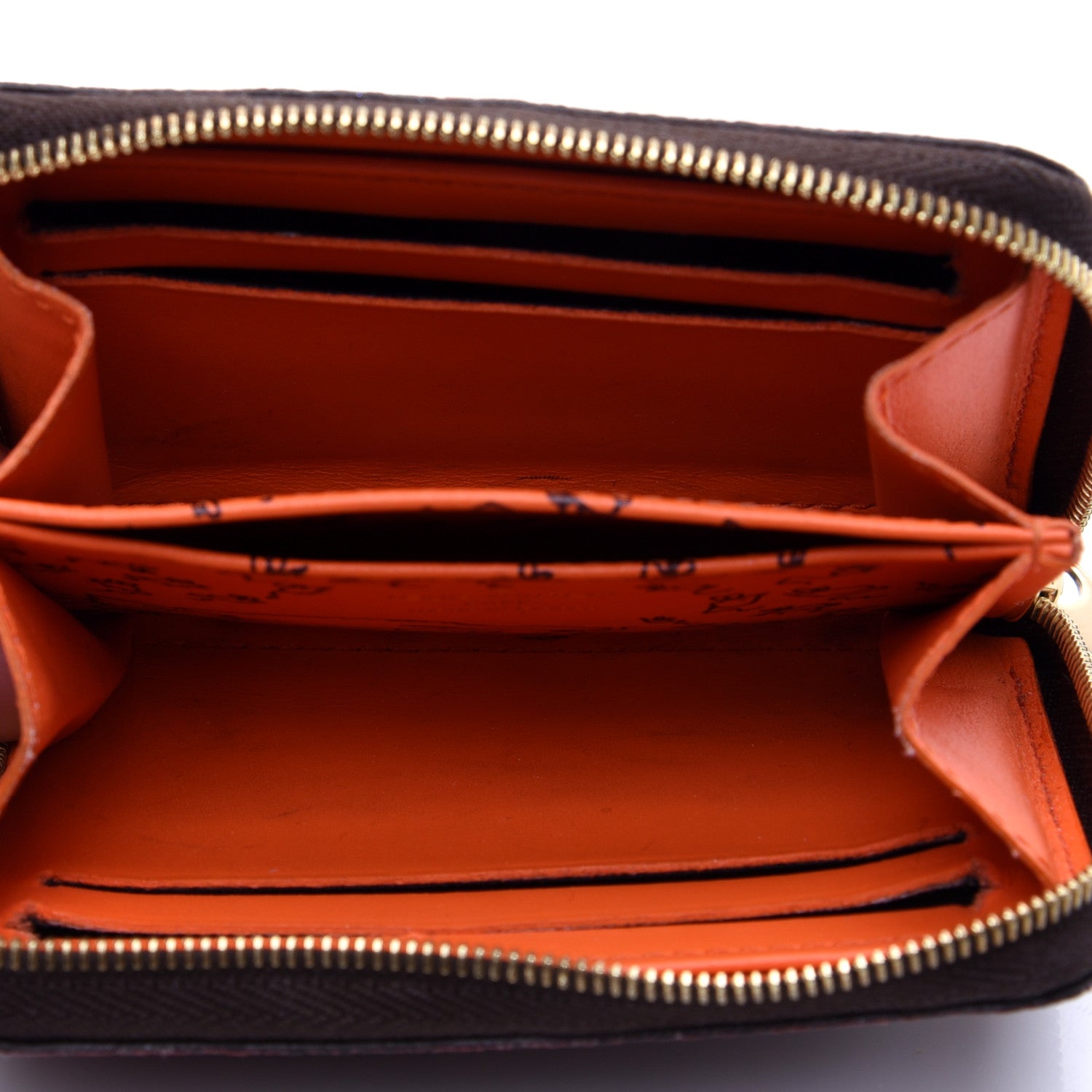 Louis Vuitton Catogram Zippy Coin Purse Marron 5 of 11