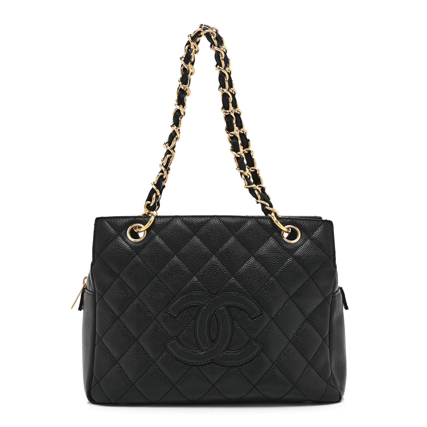 Chanel Caviar Quilted Petit Timeless Tote PTT Black 1 of 10