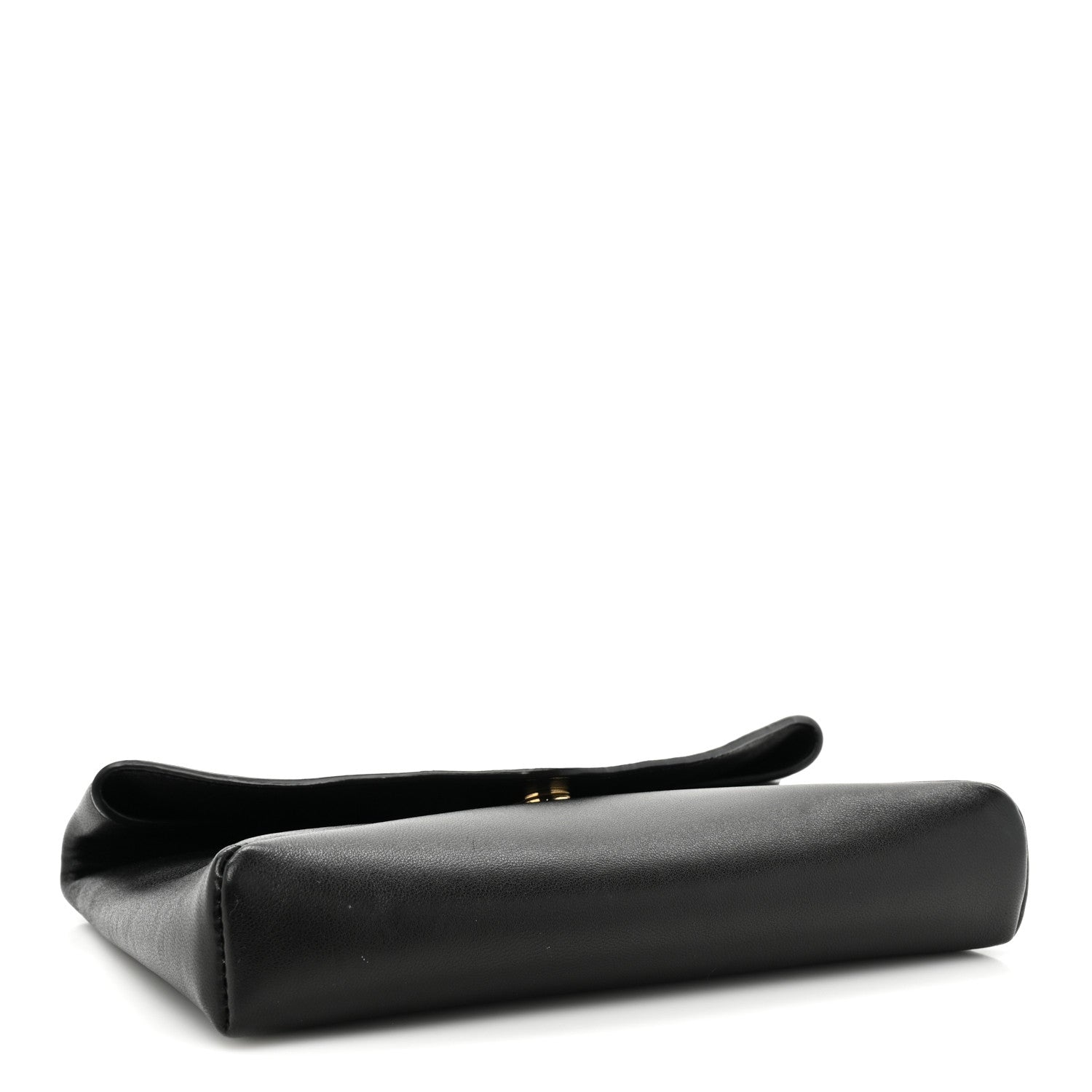 Saint Laurent Lambskin Small Cassandre Envelope Pouch Black 4 of 9