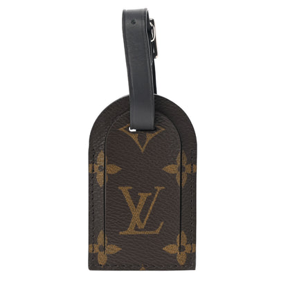 Louis Vuitton Monogram Luggage Tag Black 1 of 3