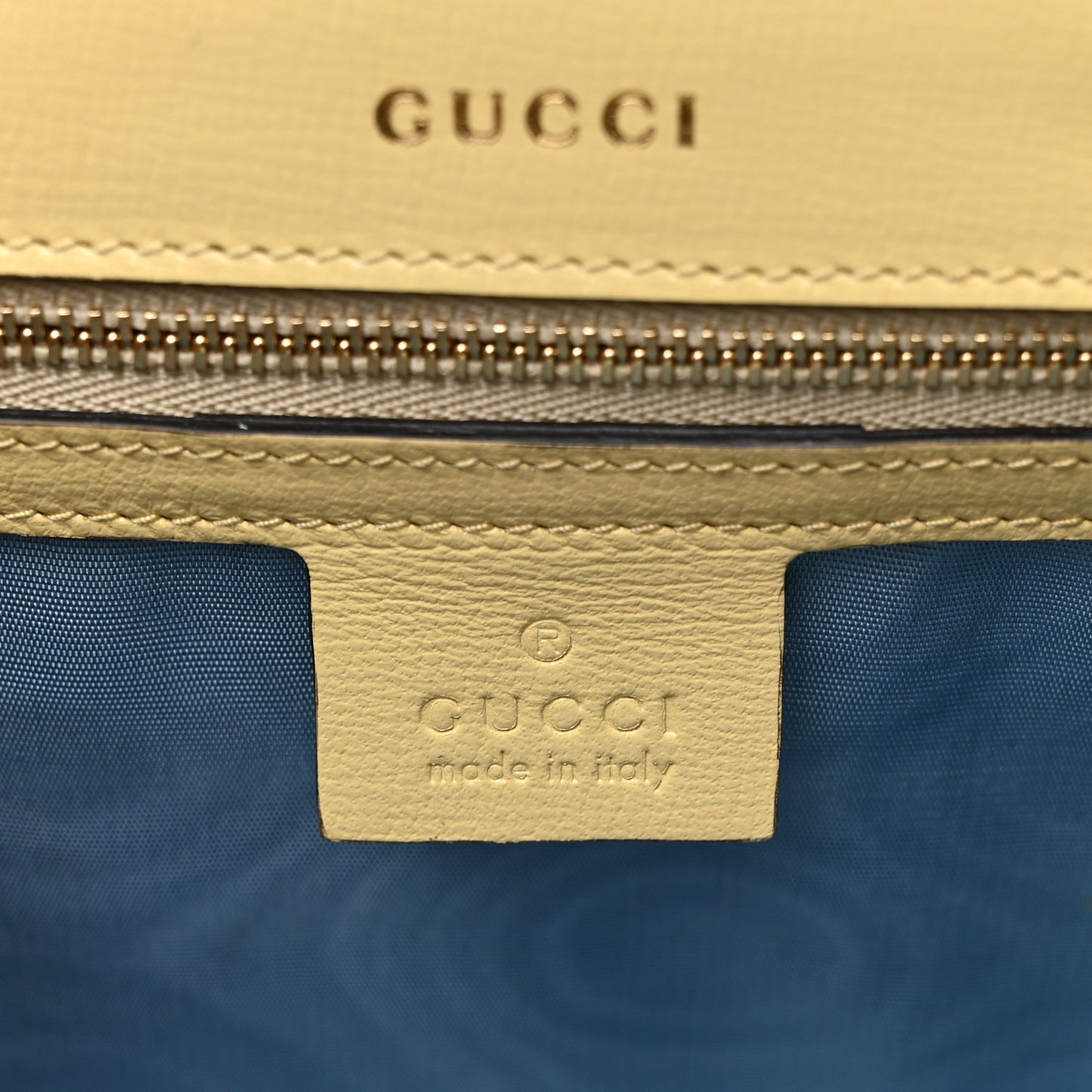Textured Calfskin Small Torchon GG Ring Shoulder Bag Butter