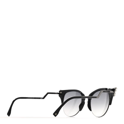 Fendi Iridia Cat Eye Sunglasses FF 0041/S Light Black 4 of 9