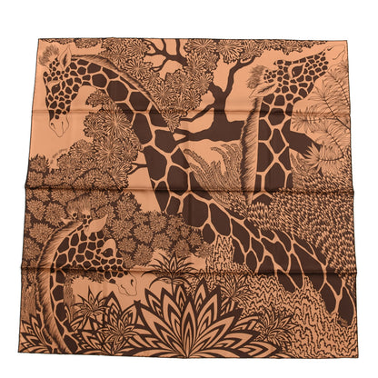 Hermes Silk The Three Graces Scarf 90 Tabac Brun 1 of 4