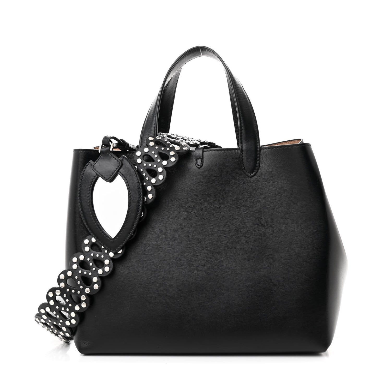 Calfskin Clou Etoile Strap Mina 25 Bag Black