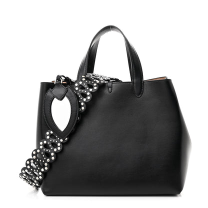 Alaia Calfskin Clou Etoile Strap Mina 25 Bag Black 1 of 13
