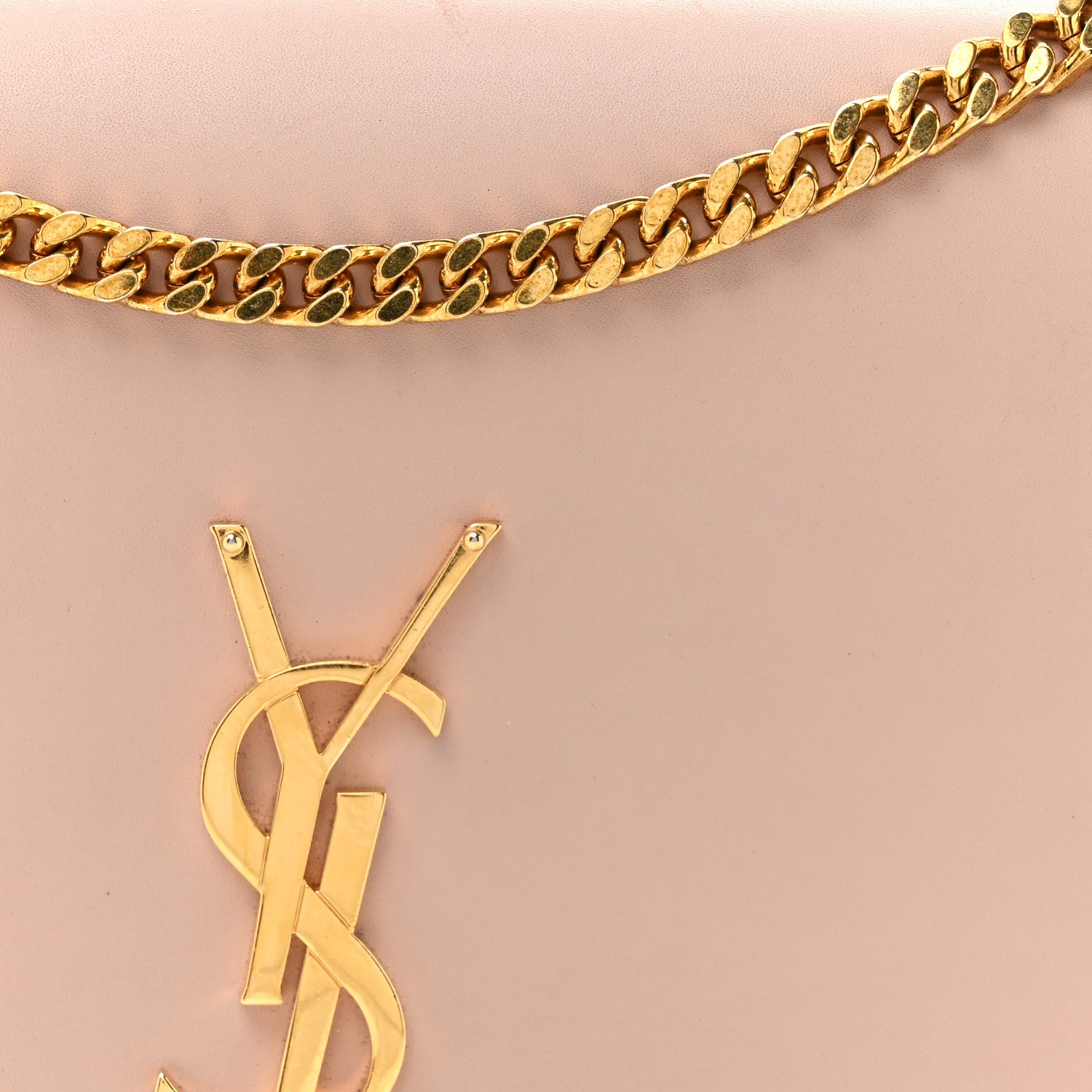 Saint Laurent Smooth Calfskin Medium Classic Monogram Kate Tassel Satchel Pink 8 of 14