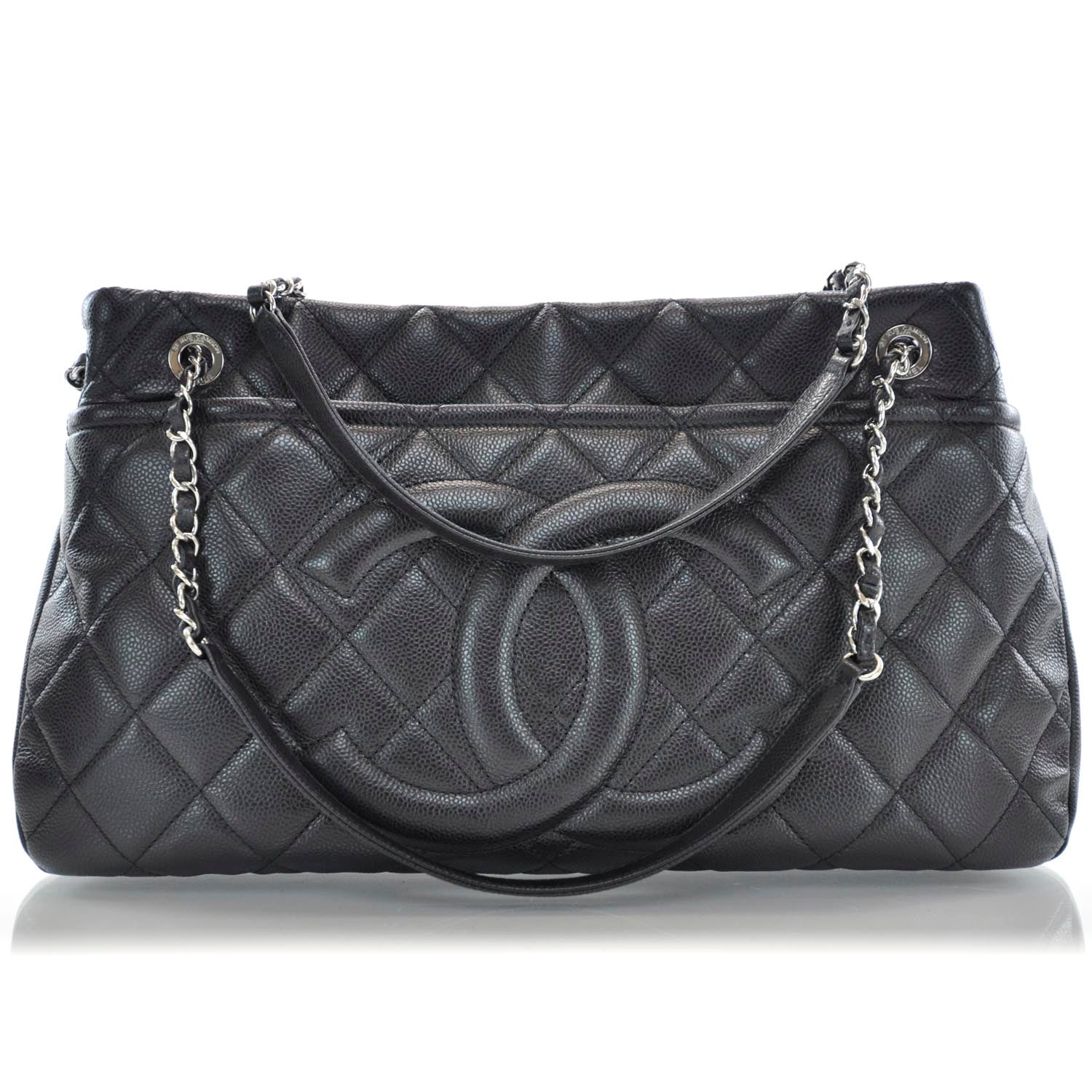 Chanel Caviar Timeless Tote Black 1 of 10