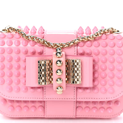 Christian Louboutin Patent Spiked Sweety Charity Crossbody Bag Rose 8 of 10