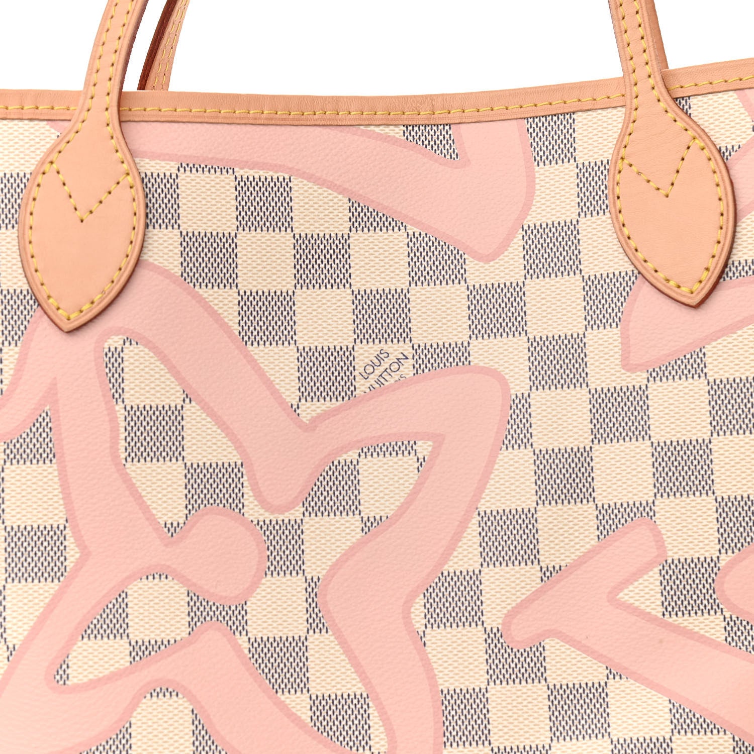 Louis Vuitton Damier Azur Tahitienne Neverfull MM 8 of 10