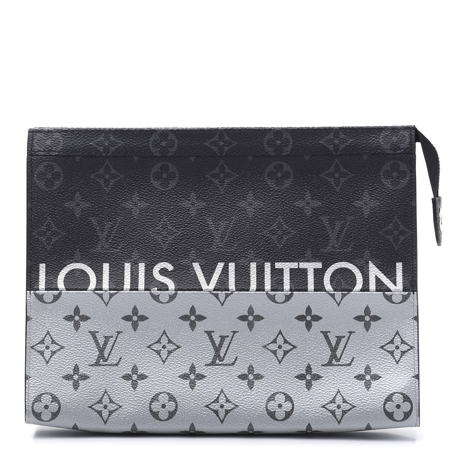 Louis Vuitton Monogram Eclipse Split Pochette Voyage MM 1 of 10