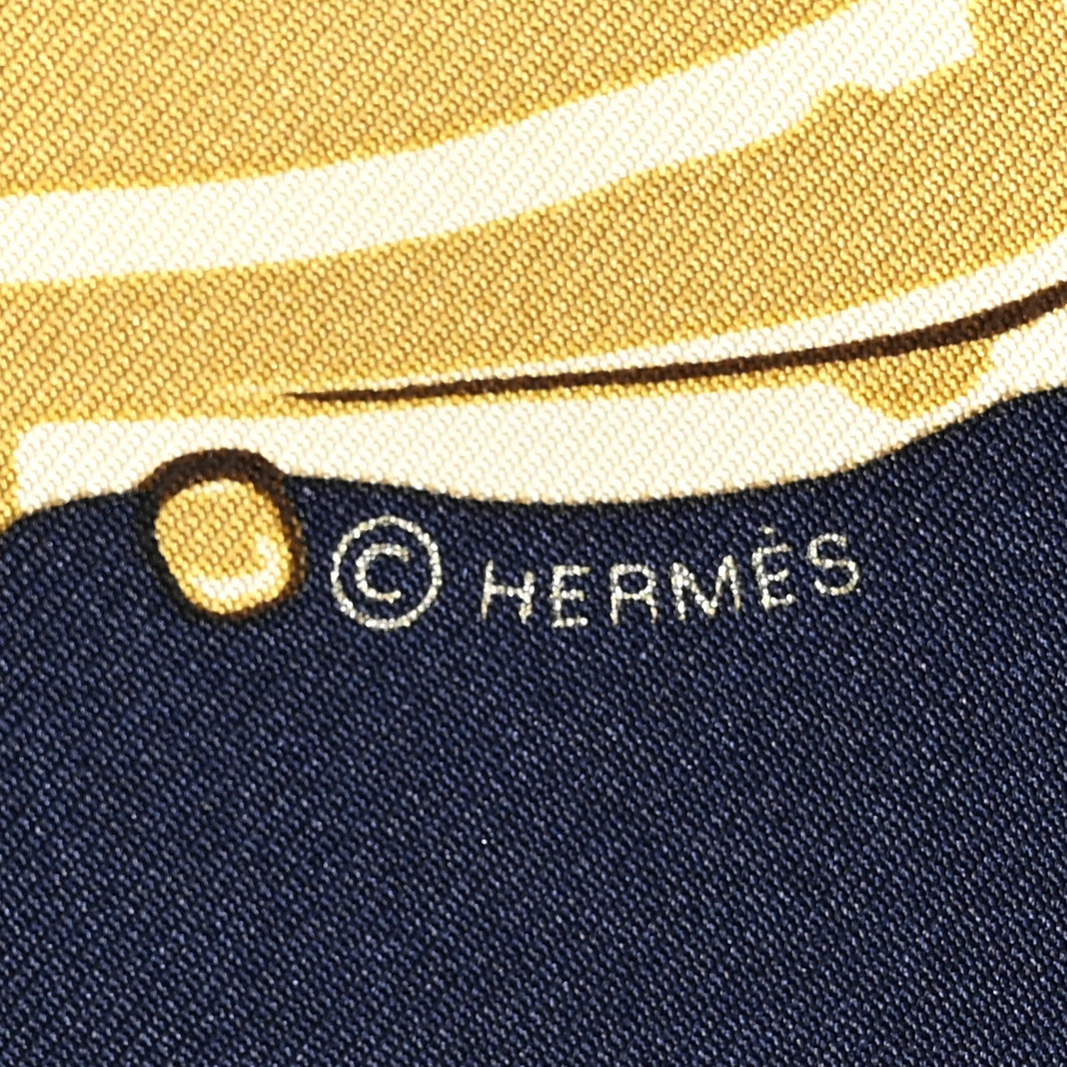 Hermes Silk Peinture Fraiche Scarf 45 Bleu Black Bronze 4 of 5
