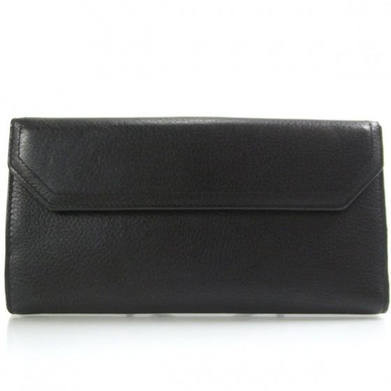 Saint Laurent Leather Downtown Wallet Black 2 of 8