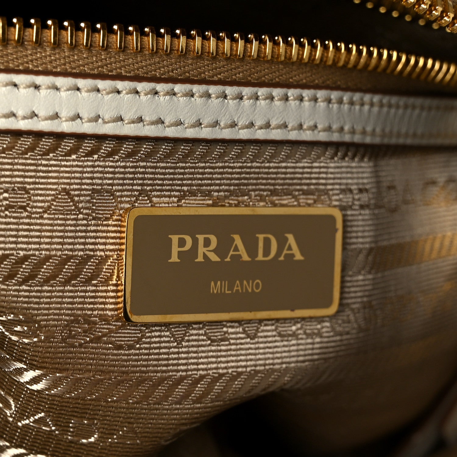 Prada Jacquard Logo Camera Bag Corda Talco 6 of 11