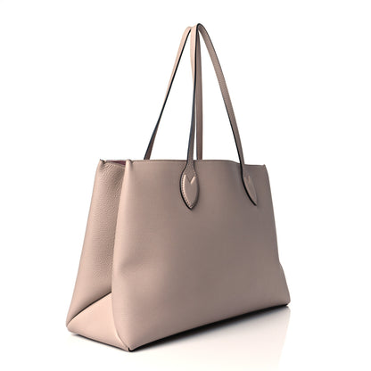 Louis Vuitton Grained Calfskin Lockme Shopper Greige 3 of 10