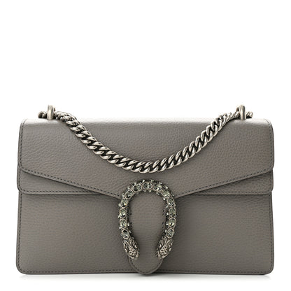Gucci Pebbled Calfskin Small Dionysus Shoulder Bag Dusty Grey 1 of 11