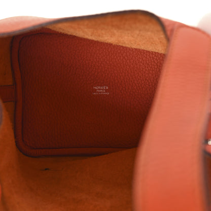 Hermes Taurillon Clemence Picotin Lock 18 PM Orange 5 of 15