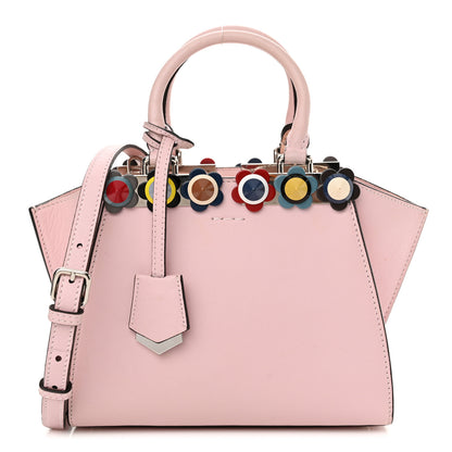 Fendi Vitello Dolce Plexiglass Flowerland Studded Mini 3Jours Tote Peonia Multicolor 1 of 11