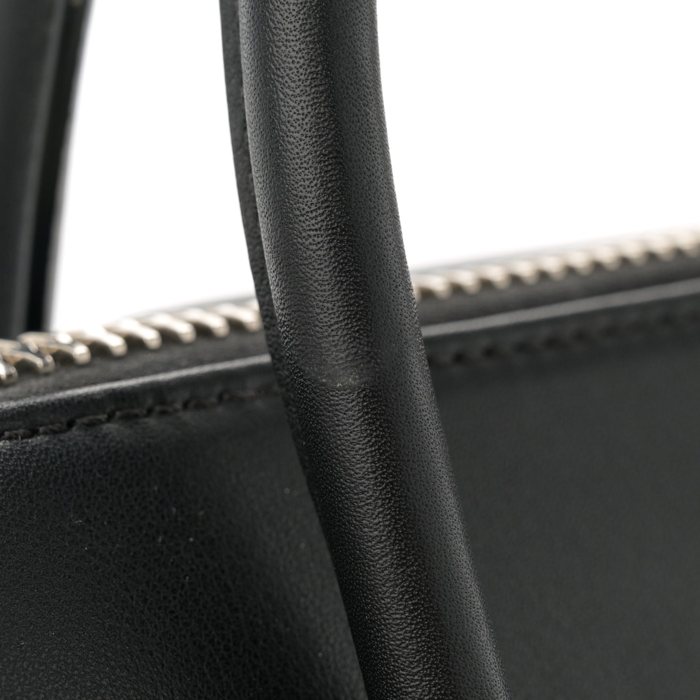 Calfskin Signature Logo Small Antigona Black