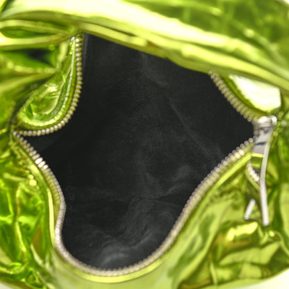 Bottega Veneta Metallic Crushed Calfskin Mini Jodie Chlorophyll 5 of 11