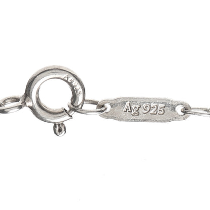 Tiffany Sterling Silver Diamond Large Daisy Key Pendant Necklace 4 of 5