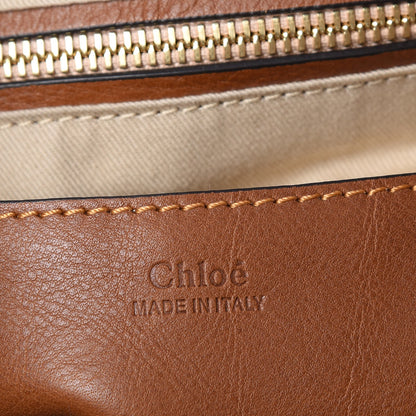 Chloe Suede Calfskin Small Lexa Shoulder Bag Motty Grey 6 of 8