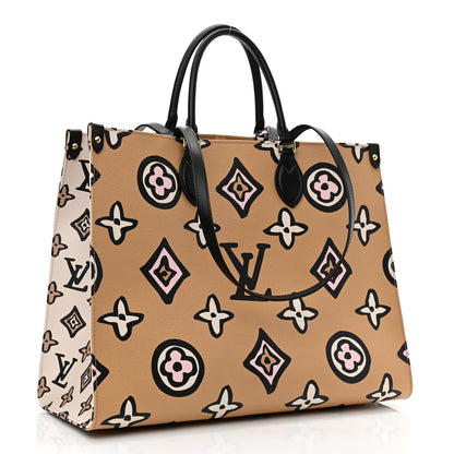 Louis Vuitton Monogram Giant Wild At Heart Onthego GM Arizona 3 of 9