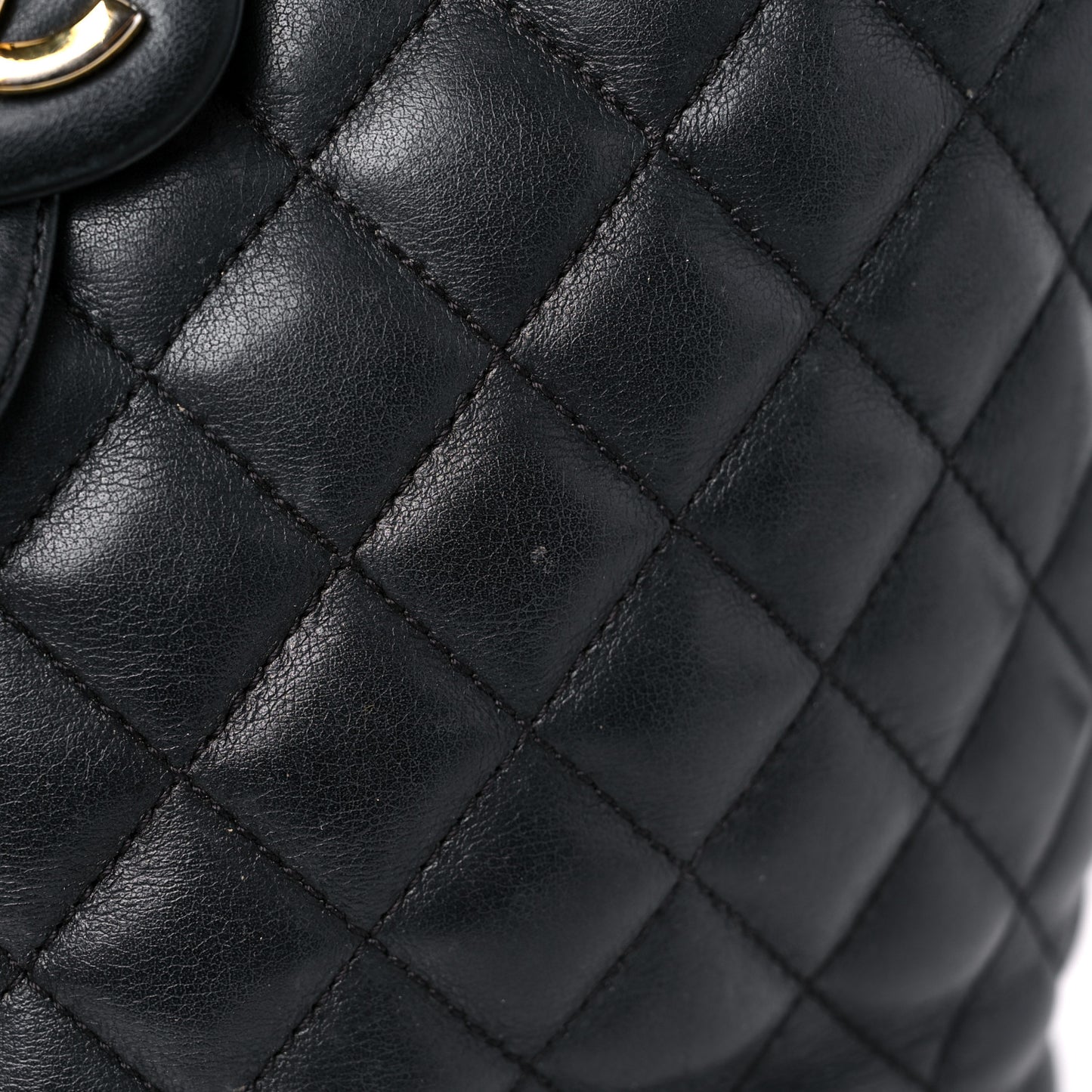 Calfskin Quilted Small Urban Spirit Backpack Black