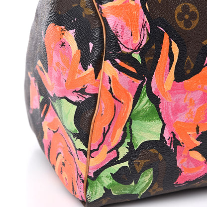 Louis Vuitton Monogram Roses Speedy 30 12 of 19