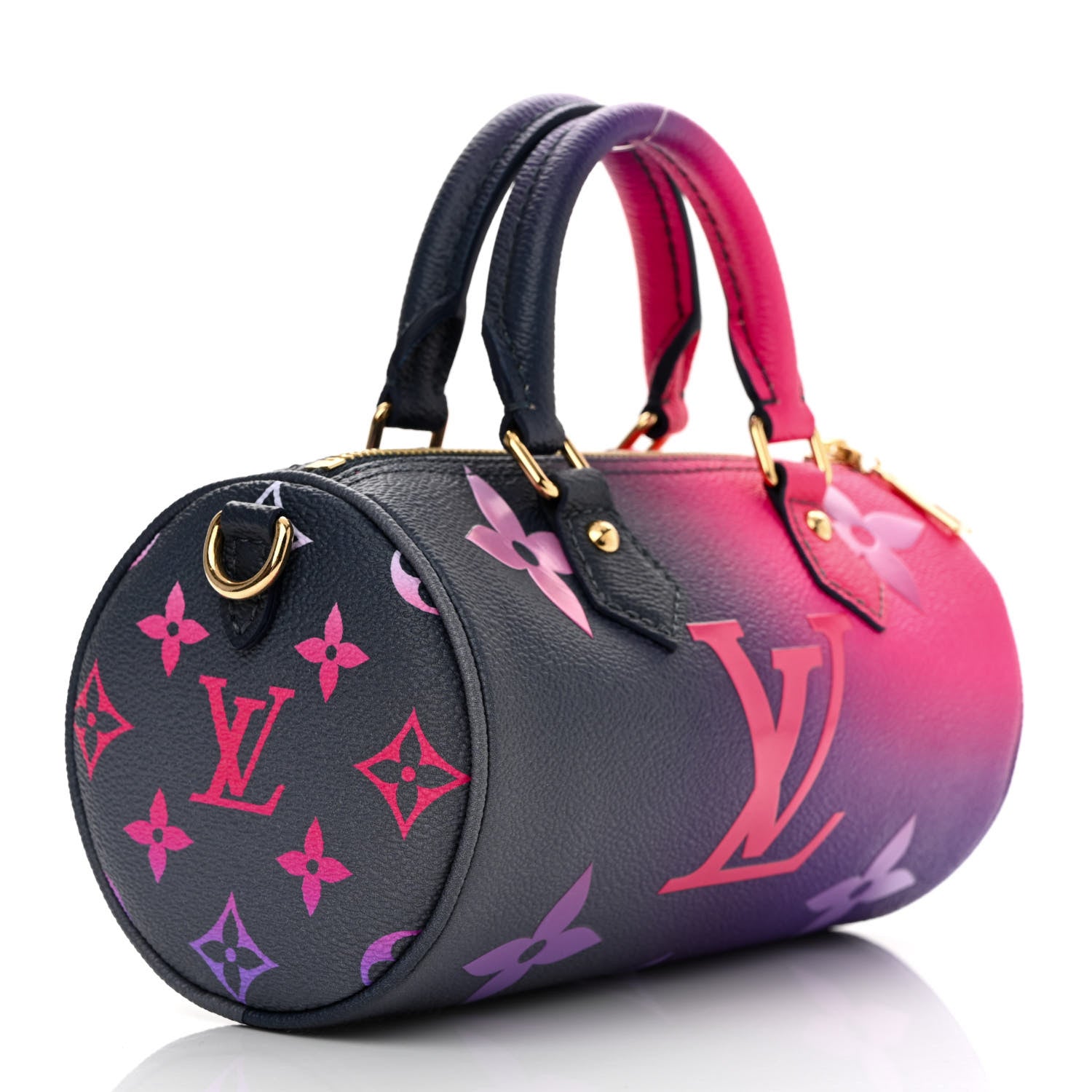 Louis Vuitton Monogram Giant Spring In The City Papillon BB Midnight Fuchsia 4 of 10