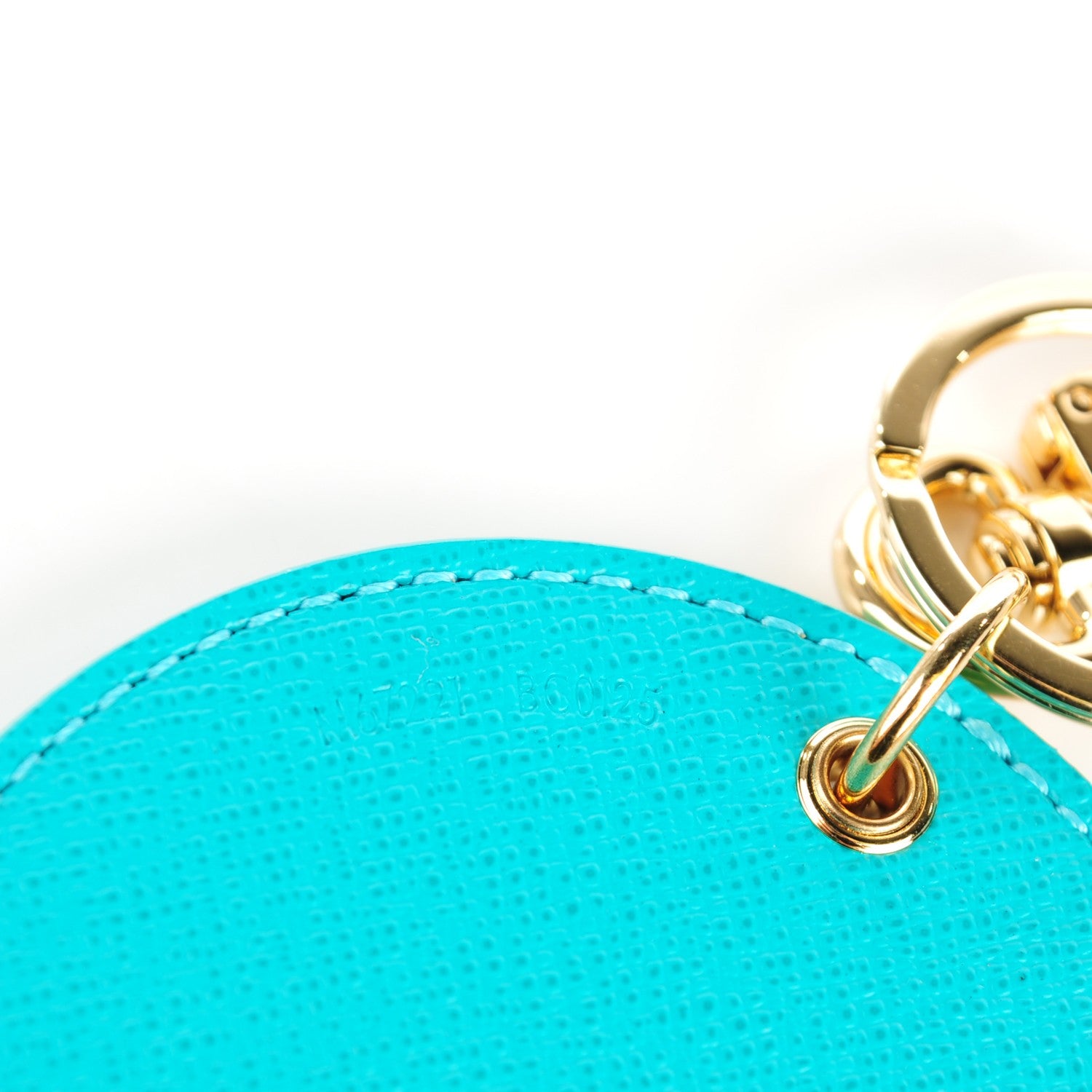 Louis Vuitton Monogram Illustre V Bag Charm Key Ring Turquoise 6 of 7