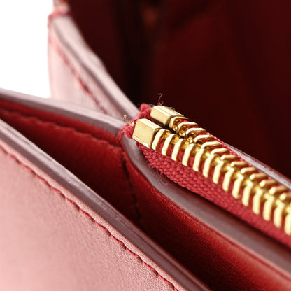Celine Shiny Smooth Calfskin Medium Frame Shoulder Bag Ruby Nude 11 of 12