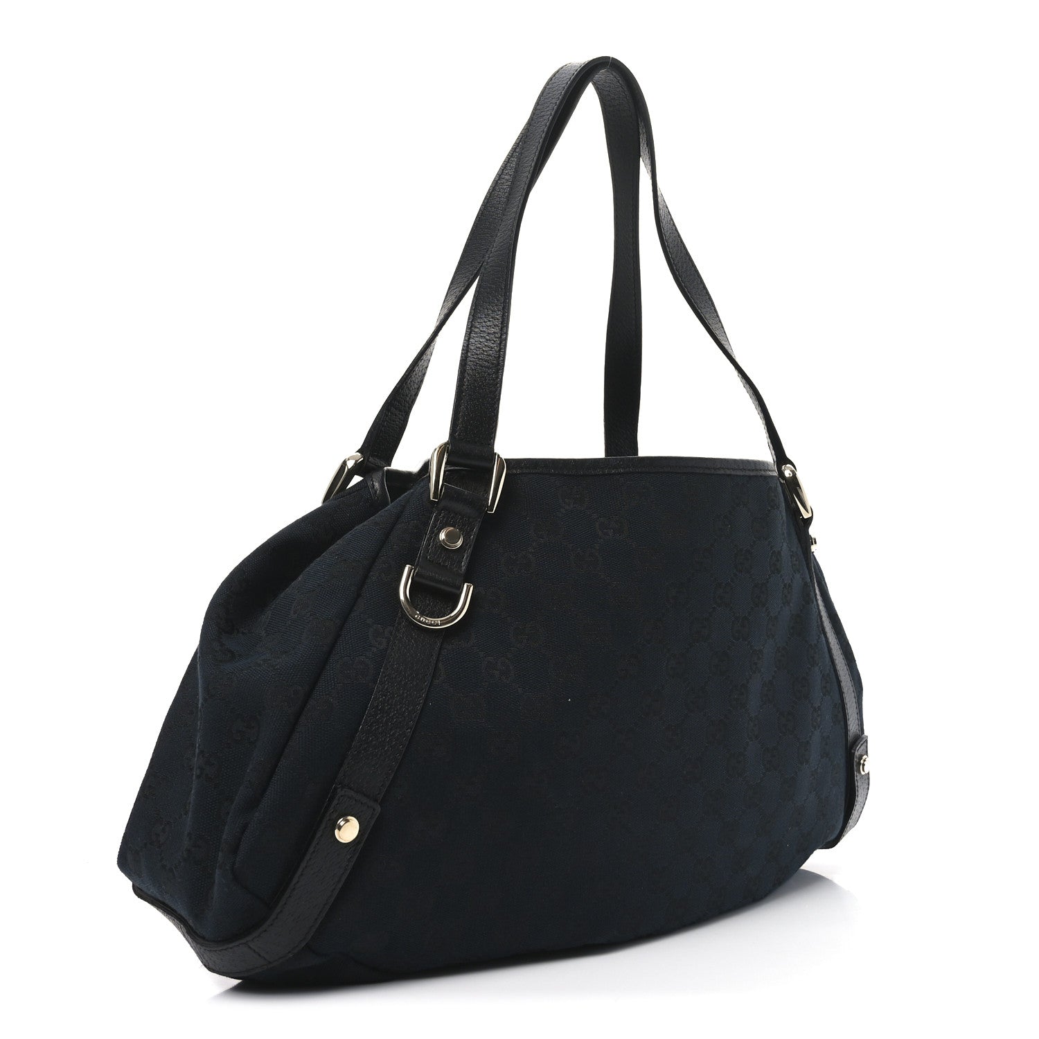 Gucci Monogram Medium Abbey Shoulder Bag Black 3 of 10