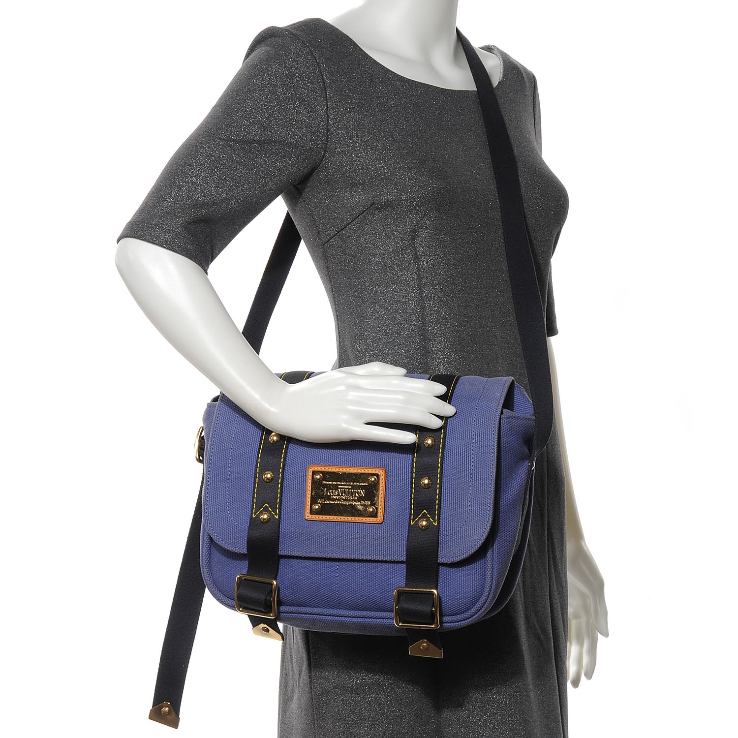 Louis Vuitton Antigua Besace PM Messenger Blue 2 of 8