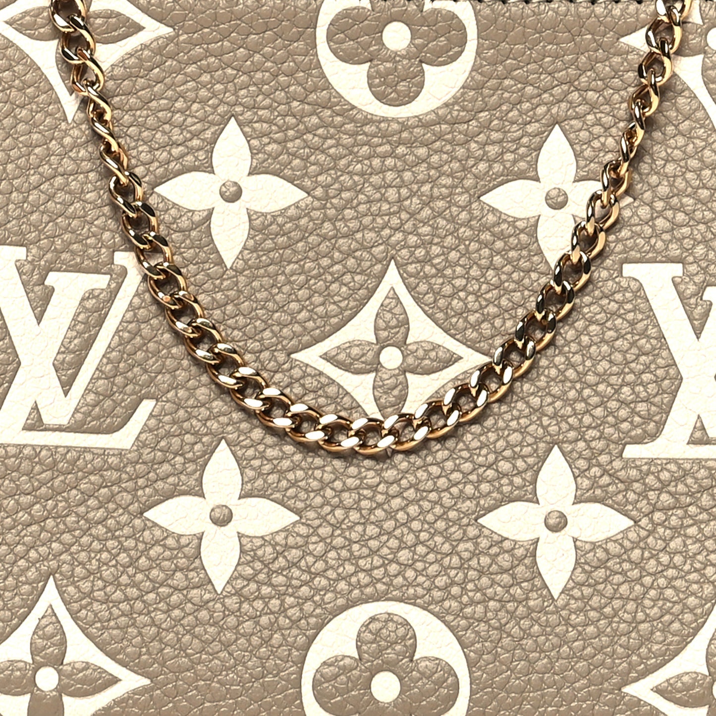 Empreinte Spring in the City Mini Pochette Accessories Kaki Beige Cream