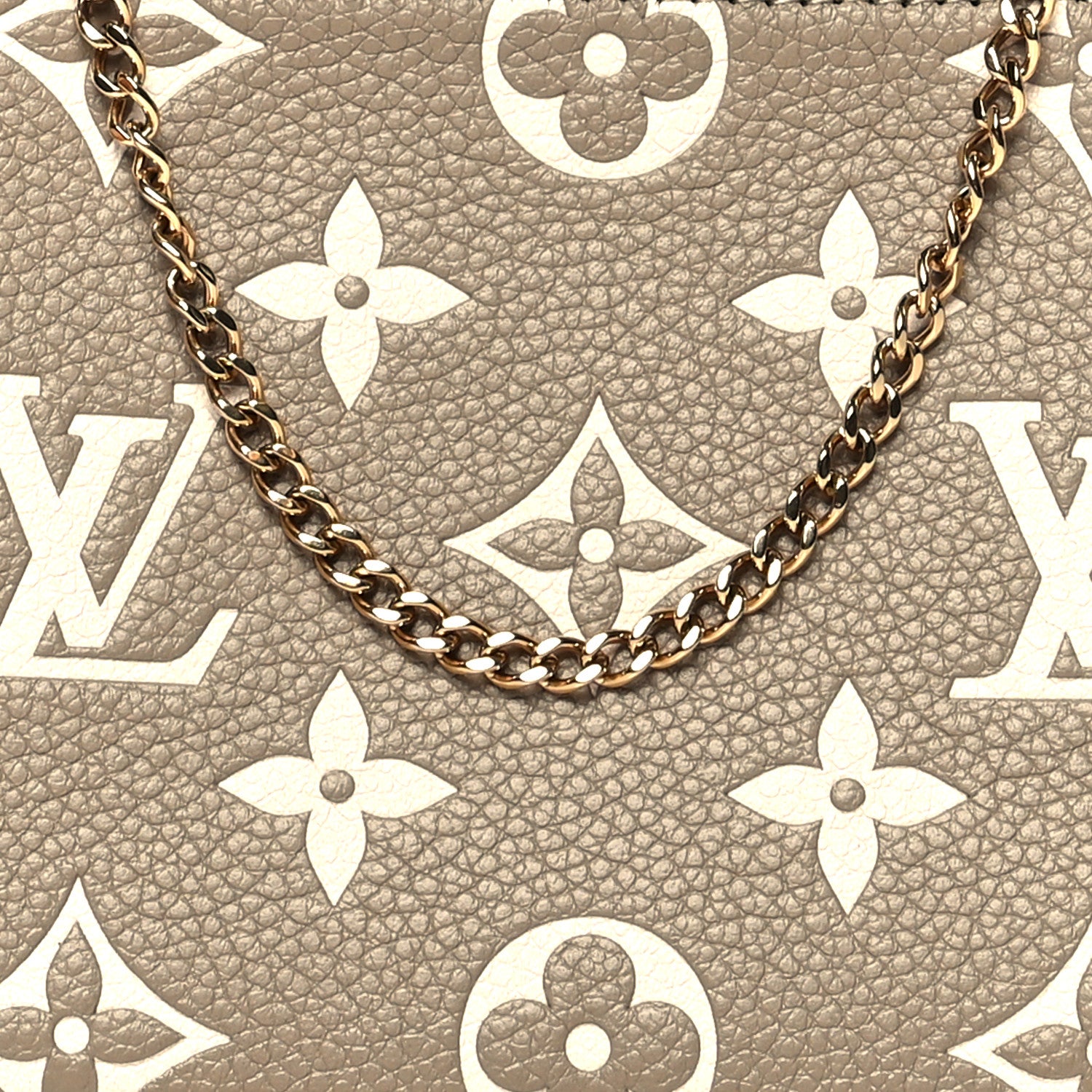 Louis Vuitton Empreinte Spring in the City Mini Pochette Accessories Kaki Beige Cream 7 of 9