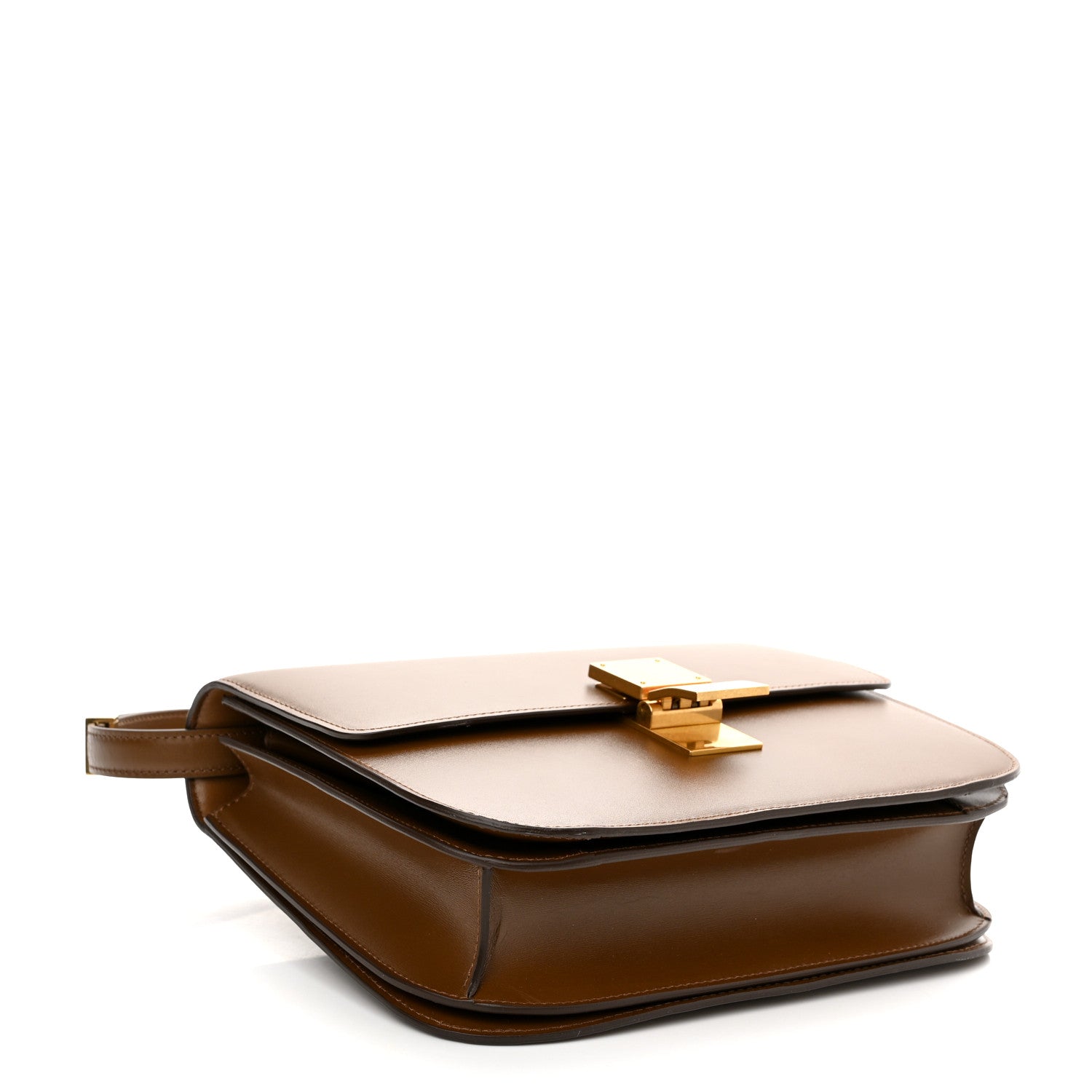 Celine Box Calfskin Medium Classic Box Flap Bag Camel 4 of 11