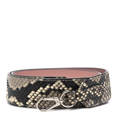 Louis Vuitton Snakeskin Bandouliere Shoulder Strap Natural 1 of 5
