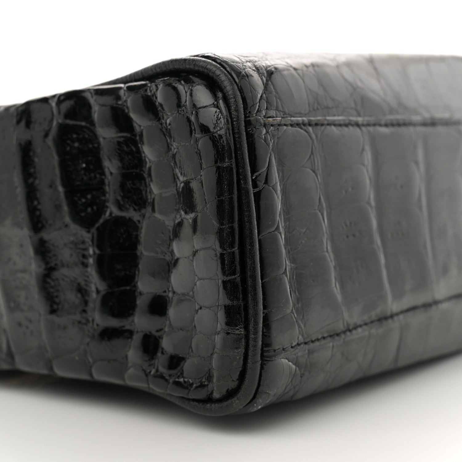 Chanel Alligator Tote Black 10 of 14