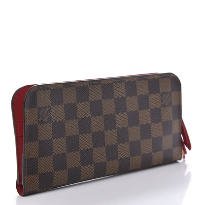 Louis Vuitton Damier Ebene Insolite Wallet Red 3 of 9