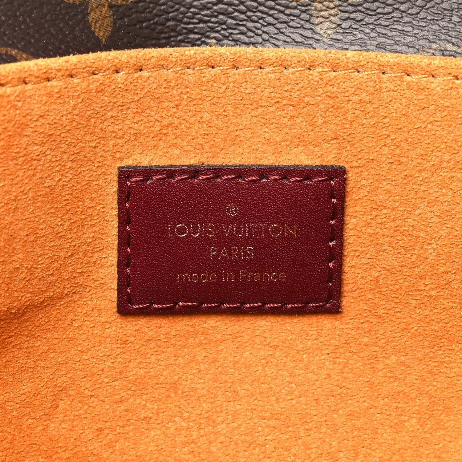 Louis Vuitton Monogram Braided Pochette Metis Safran 5 of 7
